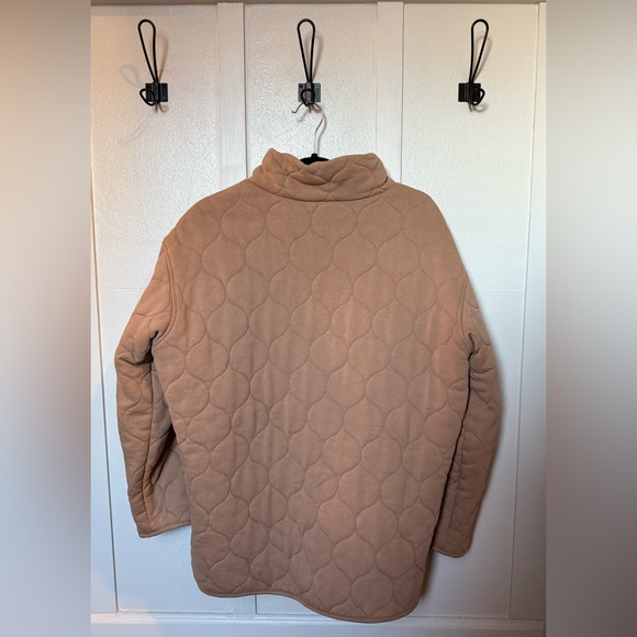 Women’s Time and Tru Khaki Quilted Jacket Size Medium - Picture 2 of 6